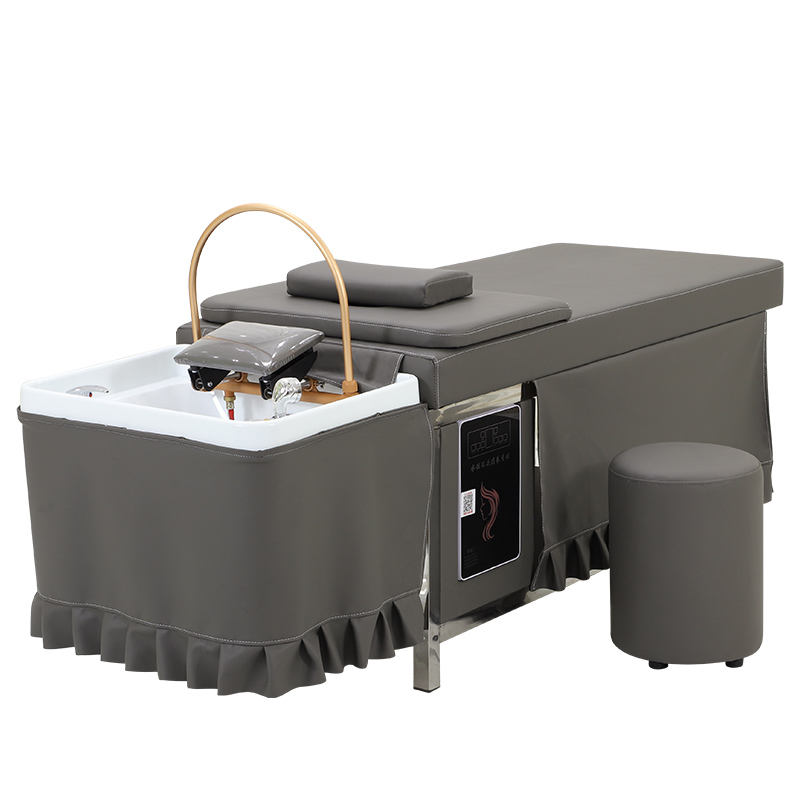 Hair Washing Salon Equipment Chair Modern Head Spa Bed Water Therapy Thai Massage Shampoo Bed Chair with Steamer