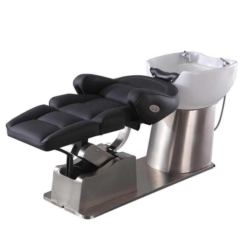 Electric Shampoo Chair Can Lift and Rotate Massage